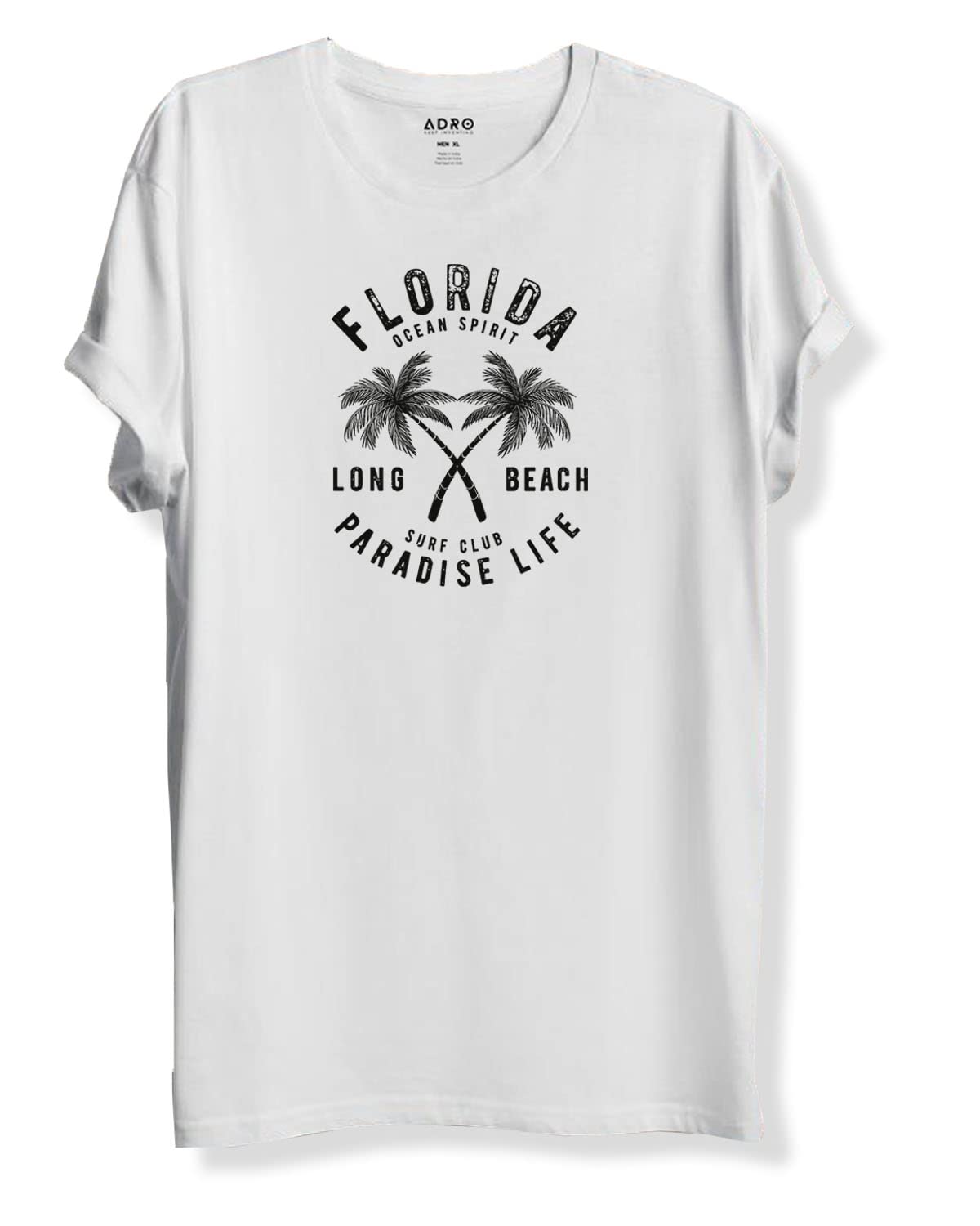 ADRO Florida Paradise Life Mens Printed T-Shirt