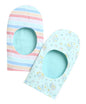 BUMZEE Mint & Multi Girls Cotton Reversible Monkey Cap Pack of 2 Age - 0-6 Months (Peb9542A-mnt.mlt)