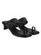 Shoetopia WomenS Sandal (7 Uk) /Black