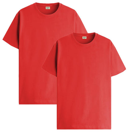 ADRO T Shirts Pack of 2 Mens Tshirts Cotton T Shirts for Men Tshirt T-Shirts Combo T Shirts Tshirts for Men Plain Solid Tshirts