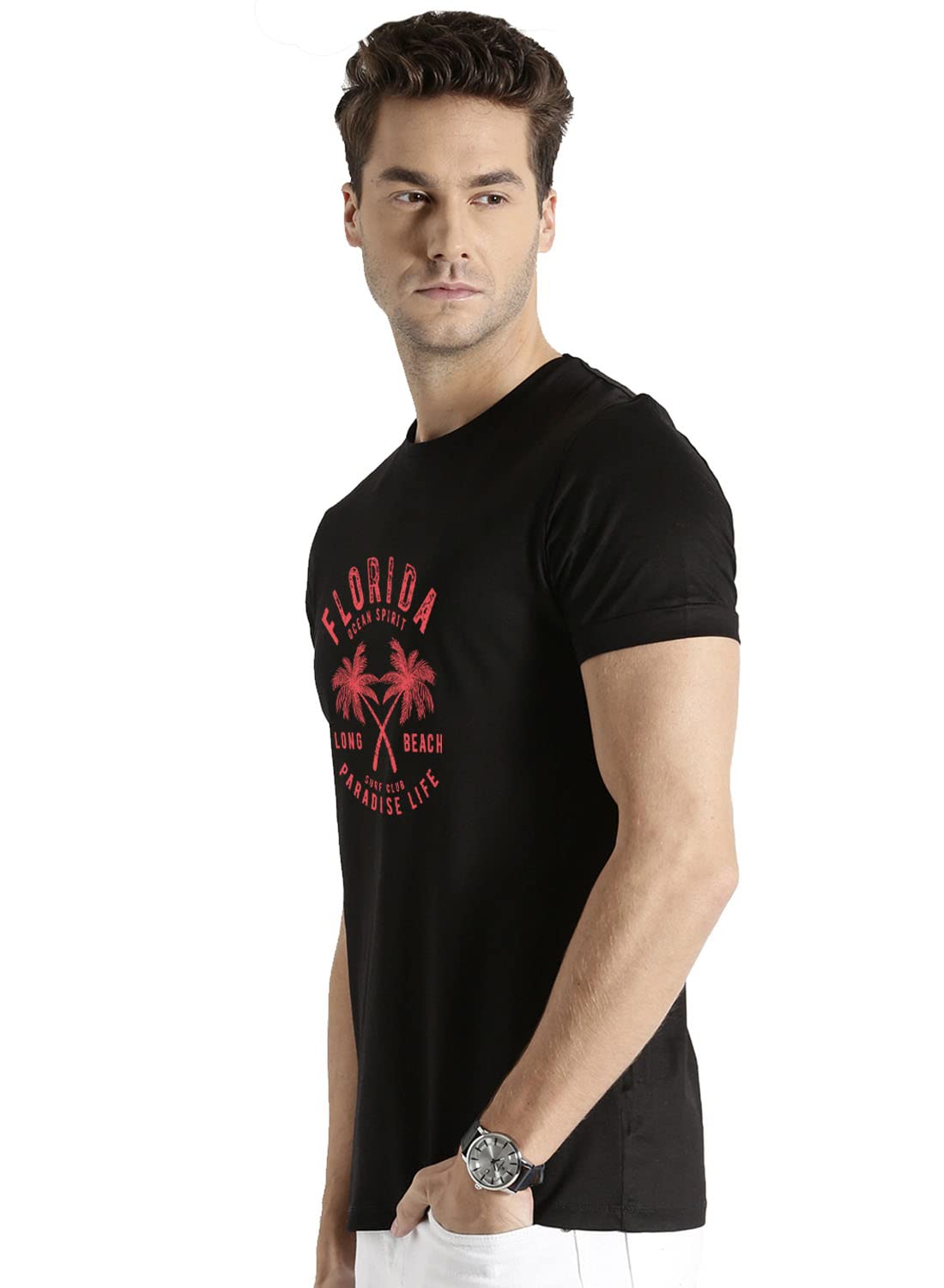 ADRO Florida Paradise Life Mens Printed T-Shirt