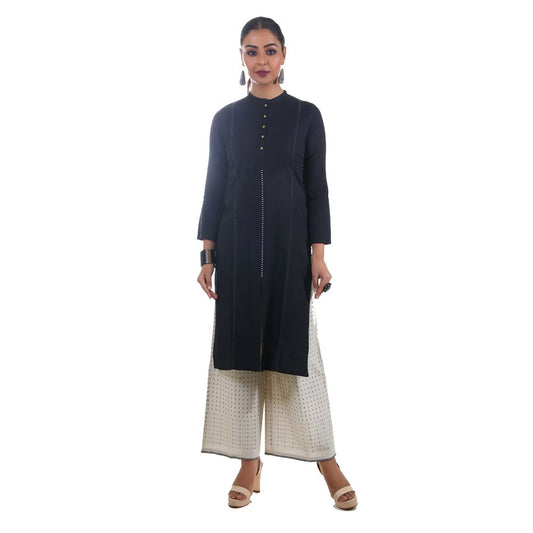W for Woman Women's Cotton Solid Kurta