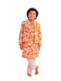Pspeaches Boys Floral Regular Kurta With Pyjamas (6-7Years)