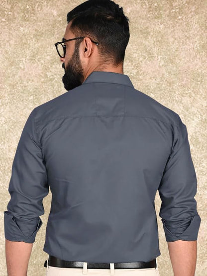 Tee Projekt Casual Shirt for Men Regular Fit Long Sleeve Shirt Suitable for Event Formal Wear