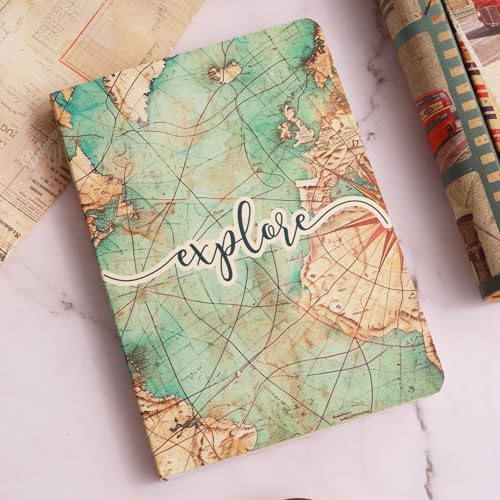 Doodle Travelogue Hard Bound B6 Travel Planner | 24 Monthly Planner Pages | 24 Motivational Quote Pages (5 X 7 Inches, 80 Gsm, 2