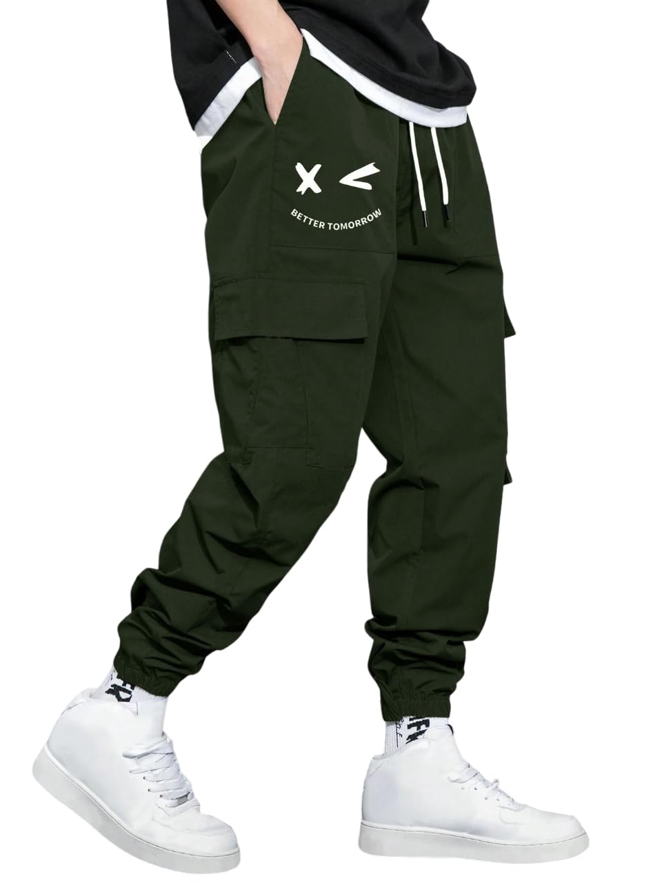 TAGAS Boys Relaxed Casual Mid Rise Pants (KC-2-X