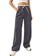 Leriya Fashion Women High Rise High Waist Wide Leg Trousers | Casual & Formal Pants |Loose Fit Track Pants | Gymwear | Cargo Pan