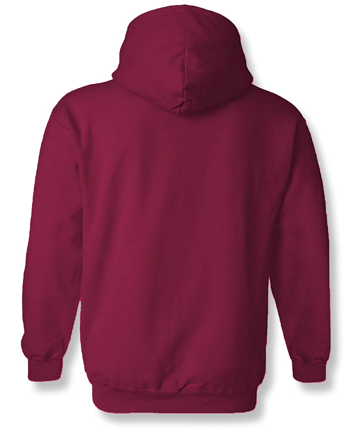 ADRO Men's Cotton Neck Hooded Sweatshirt (H21-M-FLL-MR_Maroon)