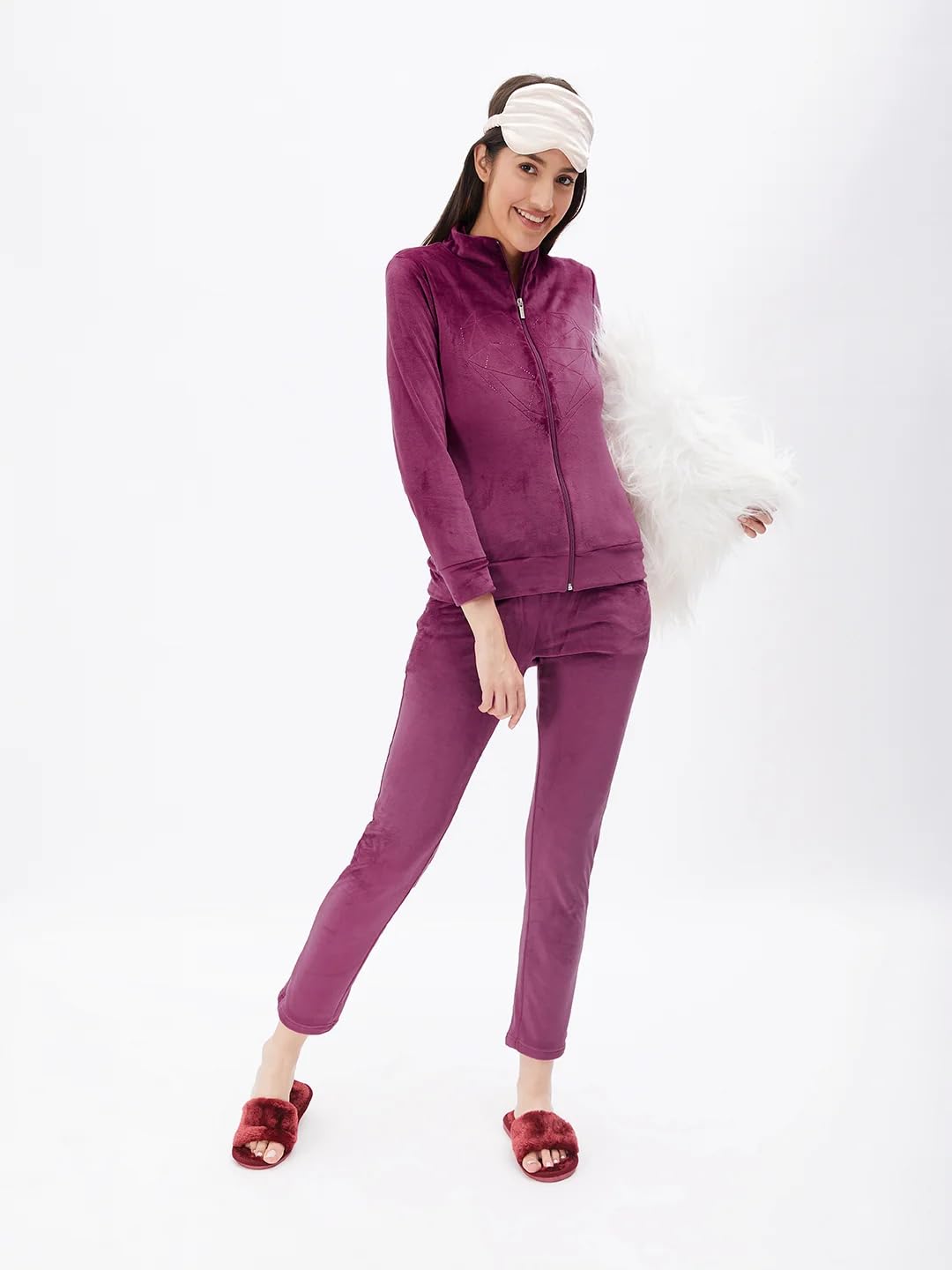 Sweet Dreams Women Solid Tracksuit