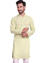 Jompers Mens Chikankari Pure Cotton Kurta
