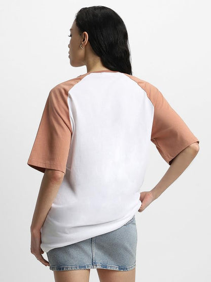 Juneberry Pure 100% Cotton Oversized Loose Baggy Fit Drop Shoulder Latest Aesthetic & Cool Graphic Prinred Half Sleeve T-Shirts