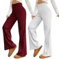 Tee Projekt Regular Fit Trousers for Women | Casual Trousers for Women Maroon-White