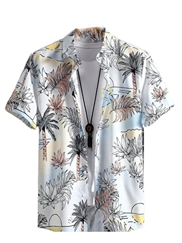 Om Sai Latest Creation Shirt For Men || Rayon Casual Shirt For Men || Hawaii Surf Beach Plam Tree Printed Shirt For Men || Men S