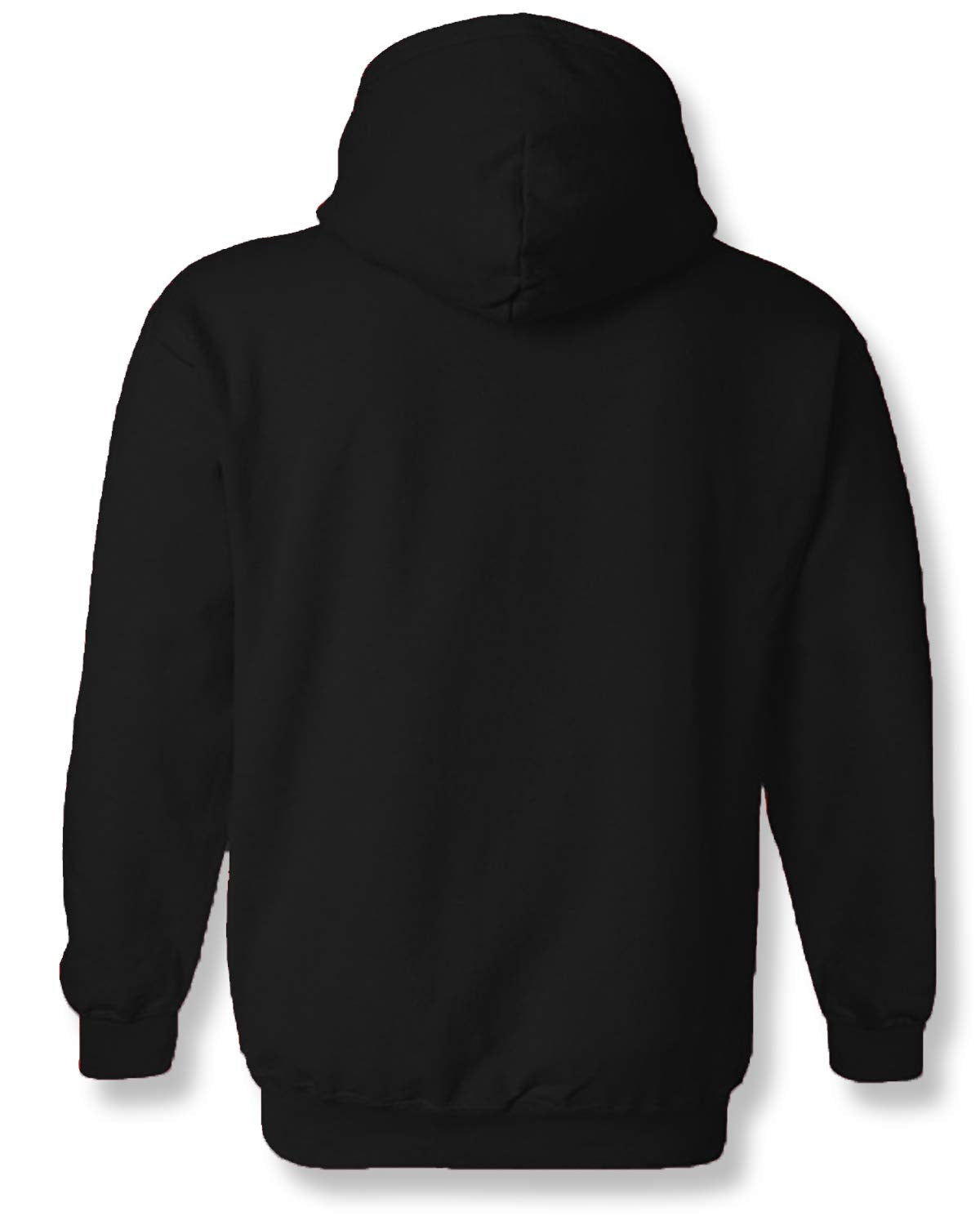 ADRO Men's Fleece Hooded Hoodie (H-M-PLN-BL_Black)
