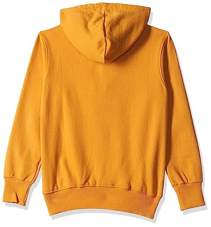 T2F Cotton Hooded Neck Regular Fit Hoodie (Boys-SS_35_Yellow