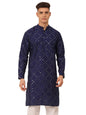 Jompers Mens Dupion Silk Embroidered Kurta