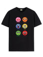 ADRO T Shirts for Boys & Girls || Emotions of Smiley Printed T-Shirt || Ages 3-14 || 100% Cotton Round Neck Tshirt for Boys & Gi