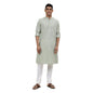 Fabindia MenS Cotton Striped Slim Kurta (1030813Lime_Green