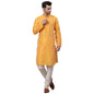 Jompers Mens Solid Dupion Silk Kurta Pyjama Set