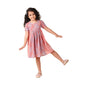 Fabindia GirlS Cotton Fit And Flare Knee-Length Dress (1028738Lavender_Lavender