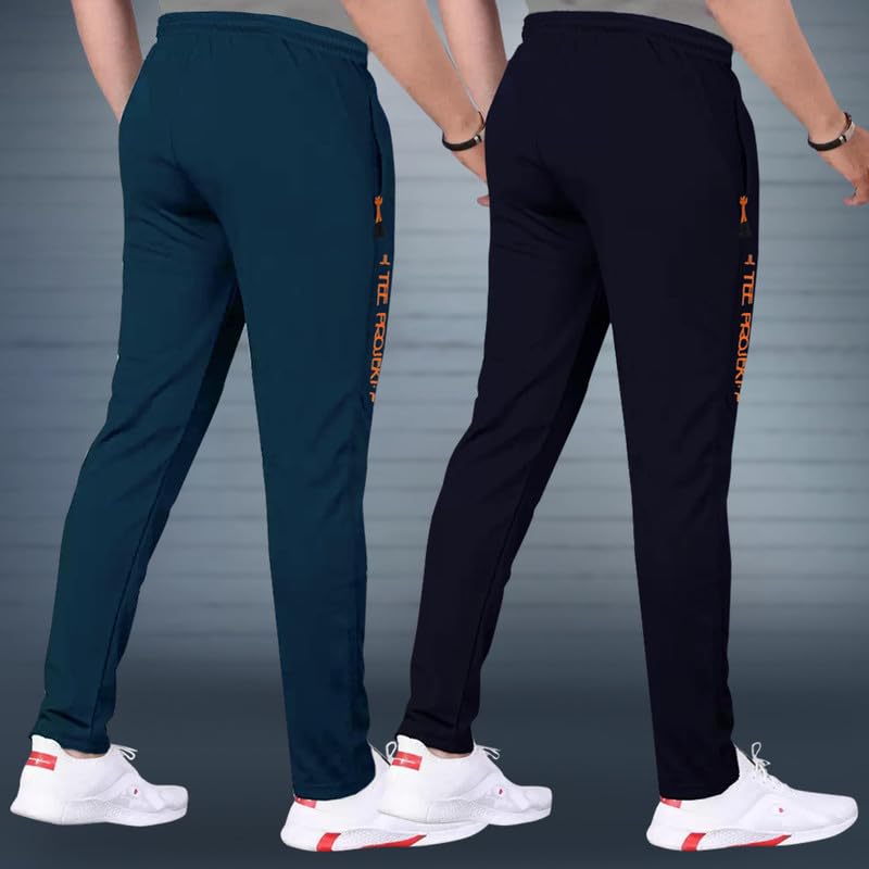 Pinkmint Combo Track for Men Lycra with Pocket for Gym, Tracking, Toga, Sport, Home