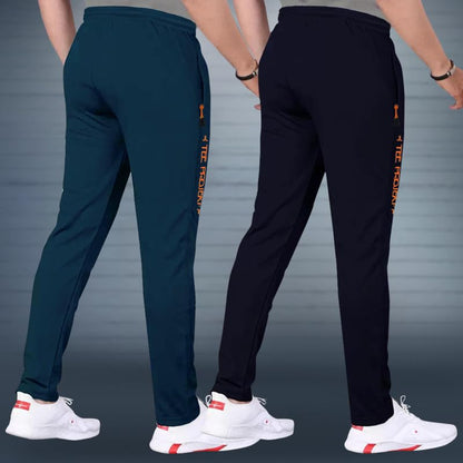 Pinkmint Combo Track for Men Lycra with Pocket for Gym, Tracking, Toga, Sport, Home