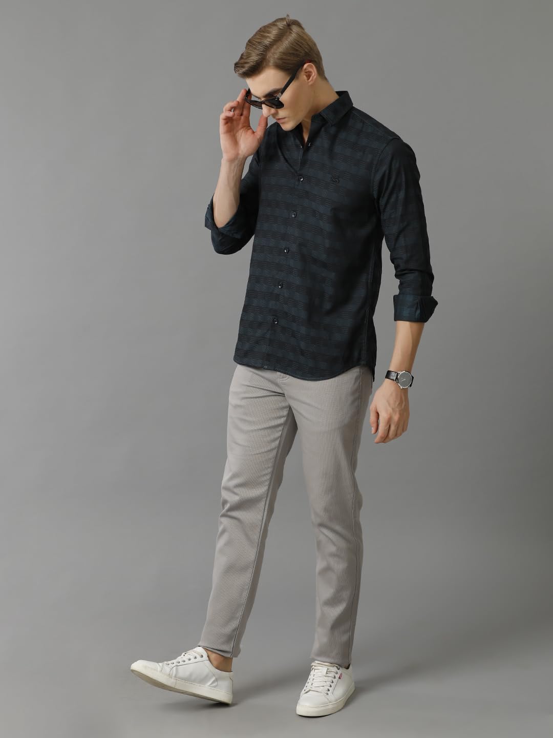 ADRO Elegant Essentials Giza Cotton Men's Casual Shirts