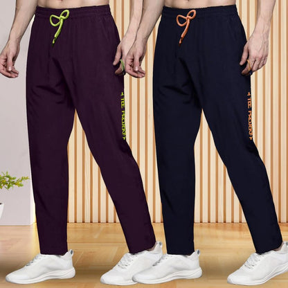 Pinkmint Combo Track Pant for Men Soild with Pocket Active Wear ll Gym Wear (Pack of 2)