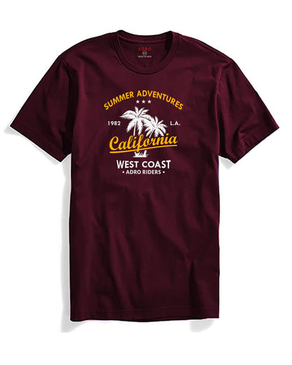 ADRO Summer Adventures California Mens Printed T-Shirt (S)