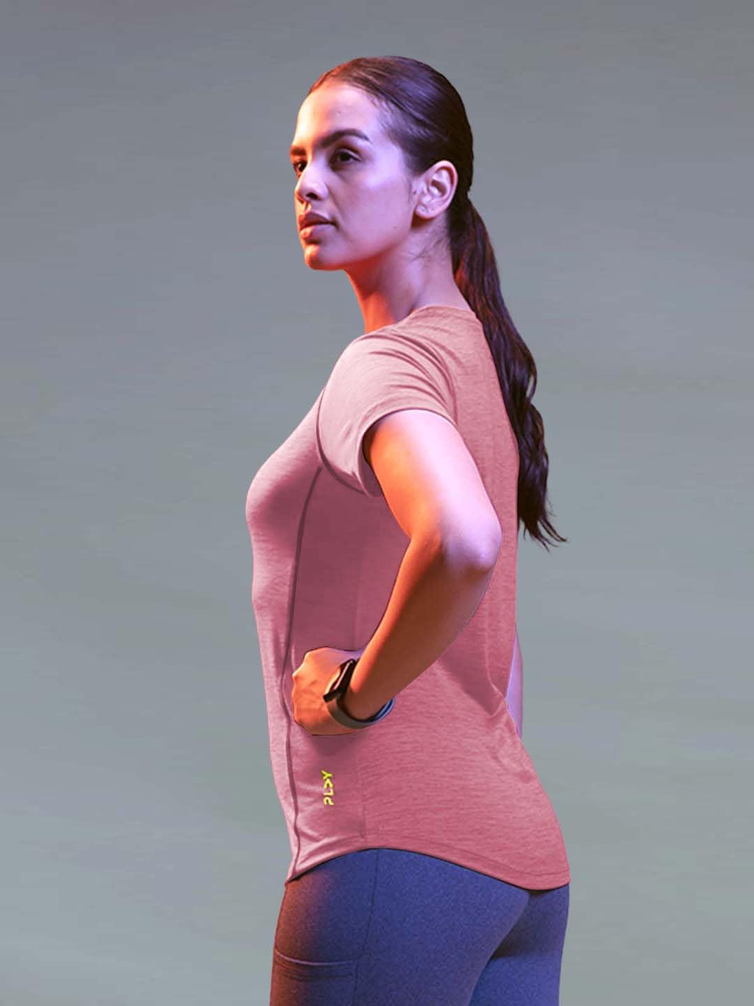 Lyra WomenS Rapid Dry Short Sleeve Breathable And Flexible Fit Active Top