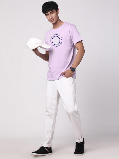 ADRO Tshirt for Men | Printed T Shirt for Men | 100% Cotton T-Shirt |Printed T Shirt | T-Shirts | RN24-BUL-PU