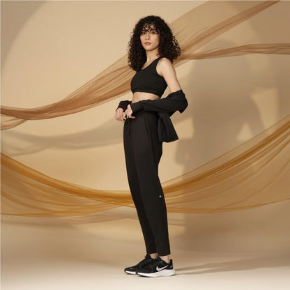 Blissclub Women The Ultimate Tapered Pants | Mid Rise | Adjustable Drawstring | Elasticated Waistband | 2 Side Pockets | Narrow