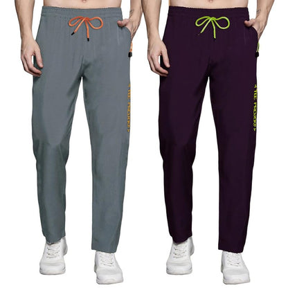 Pinkmint Combo Track Pant for Men Soild with Pocket Active Wear ll Gym Wear (Pack of 2)