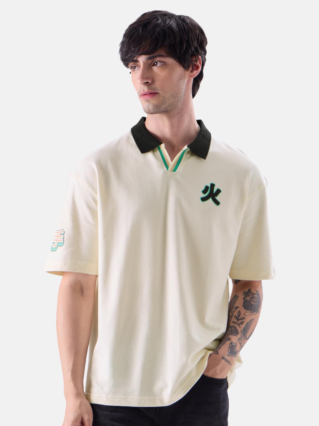 The Souled Store Original Furious Dragon Men Oversized Polos