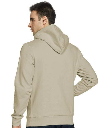 ADRO Men's You Decide Printed Hooded Neck Cotton Hoodies Sweatshirts (H21-M-DEC-CH_Beige)