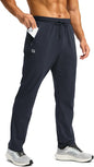 CB-COLEBROOK Mens Fleece Lined Winter Pants with 3 Zipper Pockets Warm Athletic Joggers Workout Running Sweatpants for Men Trec