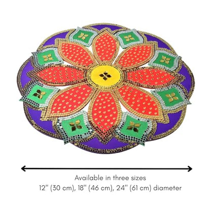 One Minute Rangoli - Red 24