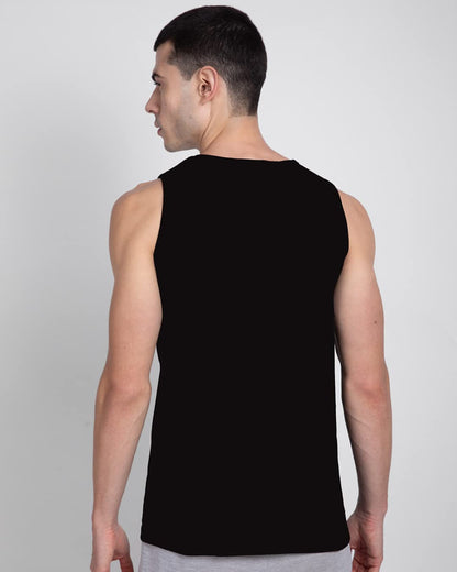 Bewakoof Mens Iron Man Graphic Printed 100% Cotton T-Shirt - Regular Fit, Round Neck, Sleeveless