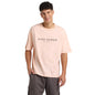 Nobero MenS Solid Oversized Fit T-Shirt (1M-Twrt-C0731_Blush
