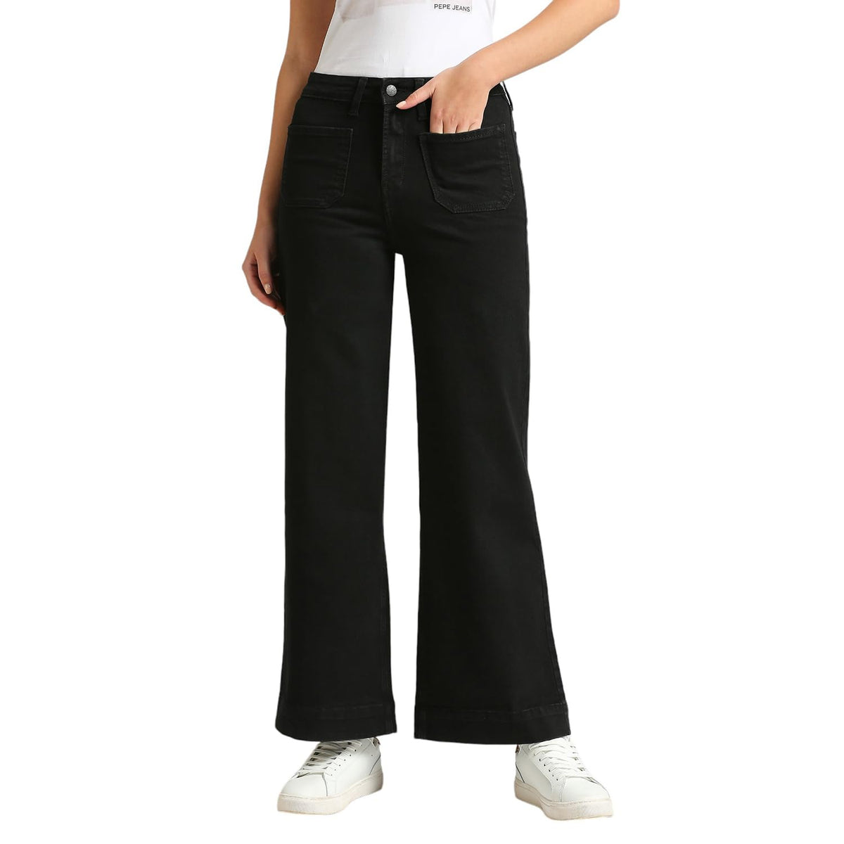 Pepe Jeans WomenS Relaxed Jeans (Pl204861Q010_Black Used
