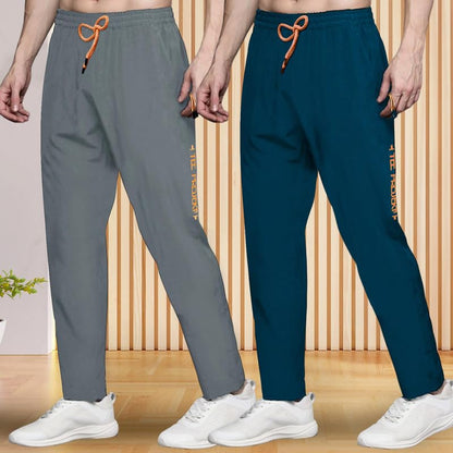 Pinkmint Combo Track Pant for Men Soild with Pocket Active Wear ll Gym Wear (Pack of 2)