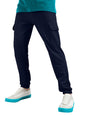 Veirdo Mens 100% Cotton Regular Fit Mid Rise Trackpants with Pocket