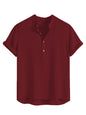 Leriya Fashion MenS Half Sleeve Casual Plain T-Shirt  Stylish & Comfortable Maroon