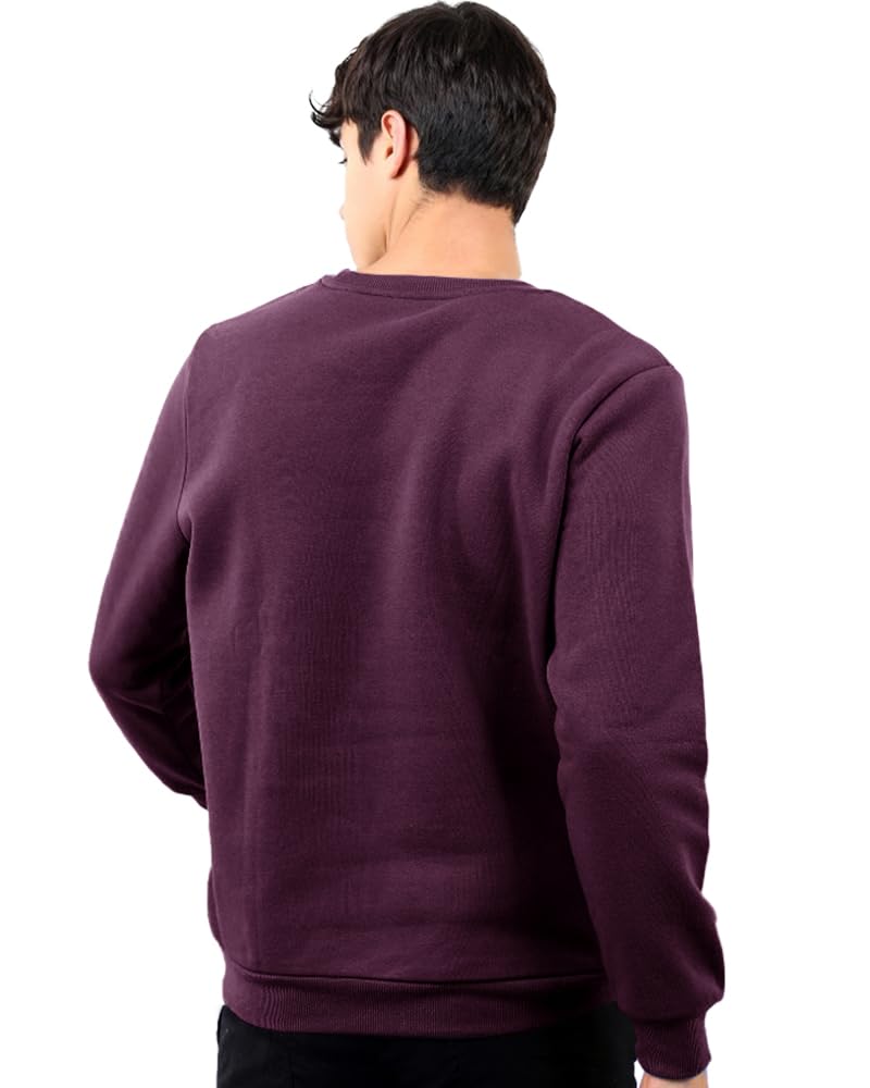 Noble Monk MenS Regular Fit Sweatshirts | Round Neck | Long Sleeve Sweatshirts For Men