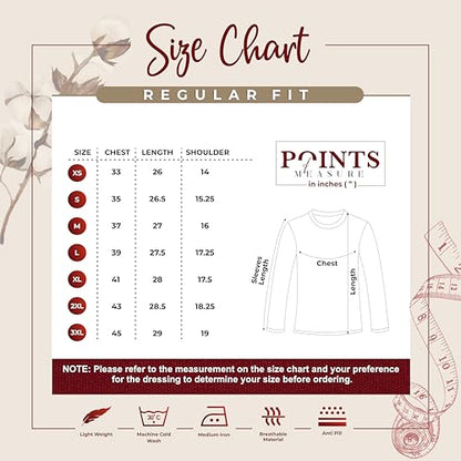 Noble Monk MenS Regular Fit Round T Shirt |Full Sleeves |Solid Pattern | Casual T-Shirt For Men