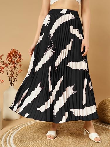Kzully Polyester Western WomenS Skirts Black
