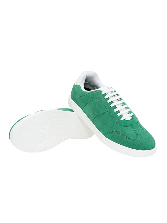 Bewakoof MenS Moss Green & White Color Block Low-Top Sneakers 684839 Moss Green_Uk 10