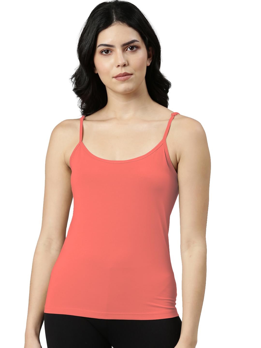 Rupa Jon Solid Color Camisole for Women, 100% Cotton Fabric, Regular Fit, Pack of 1