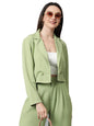 Kotty WomenS Solid Single Breasted Casual Blazer Light Green