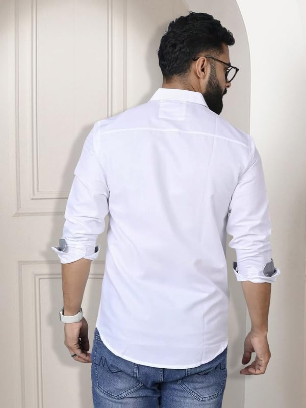 Pinkmint Combo Cotton Shirt for Men Button Down Spread Collar Shirt